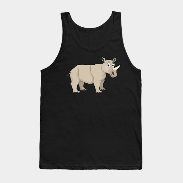 Rhinoceros Design - Gift for Rhinoceros Lovers Tank Top by giftideas